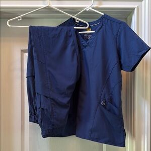 WonderWink Navy Blue Scrub Set
